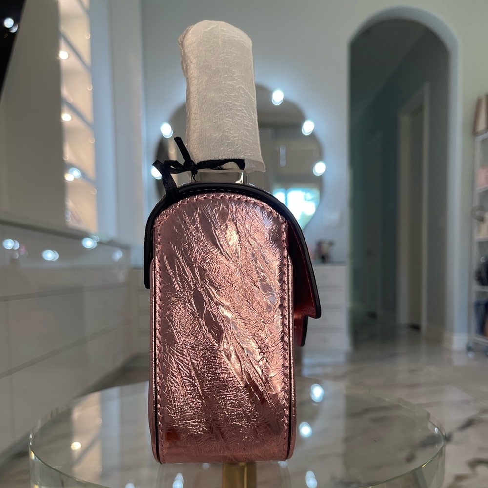 NWT Versace Crackled Lambskin La Medusa Mini Bag - Picture 3 of 7